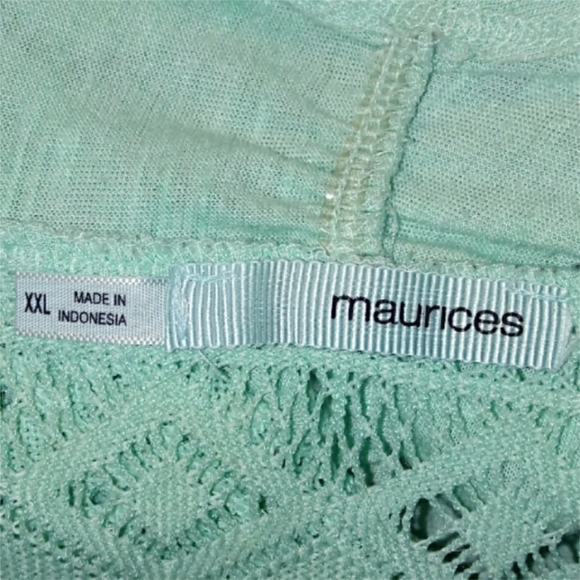 Green Lace Open Back Cardigan - Picture 4 of 7